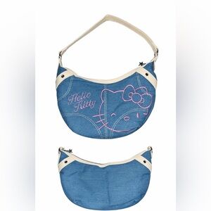 Sanrio Hello Kitty Blue and Cream Mini Bag